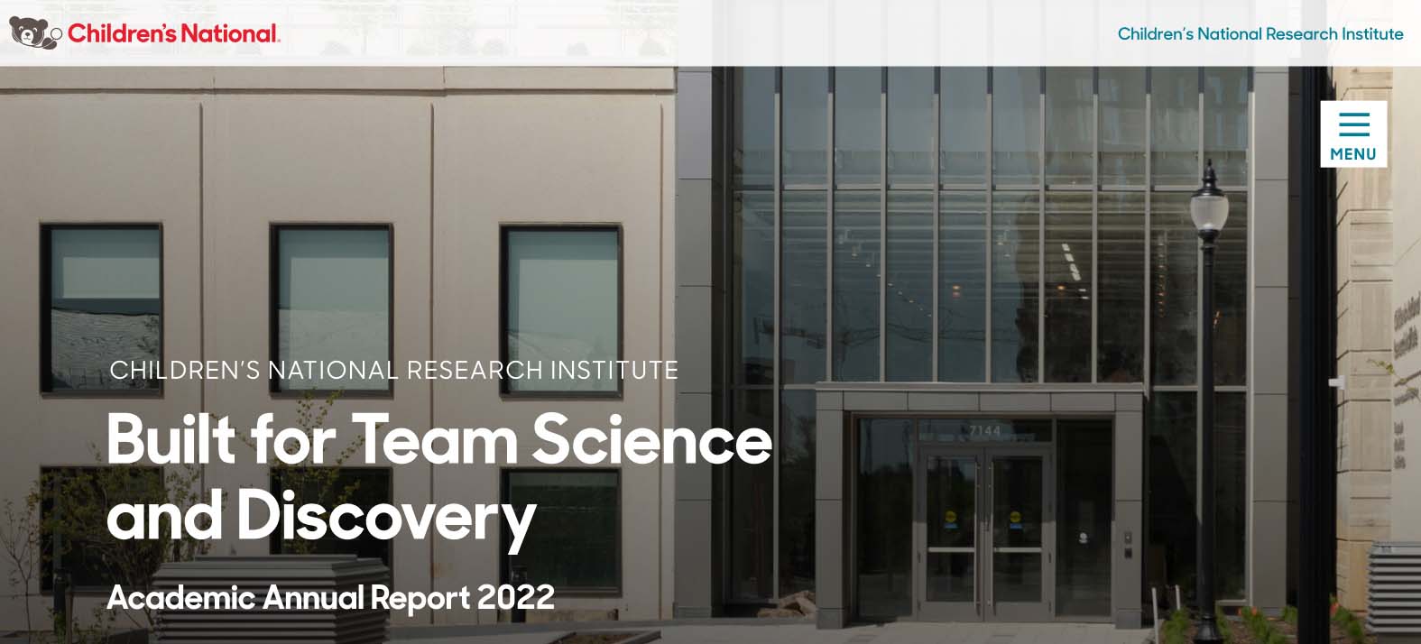 Children’s National Research Institute Academic Annual Report 2022-2023